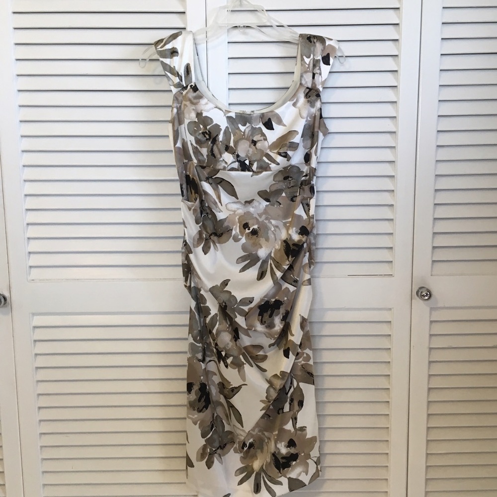 BRAND NEW Silk Ruched Midi Dress